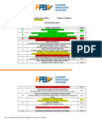 Cronograma - Estágio de Prática de Direito de Família e Sucessões - Manhã