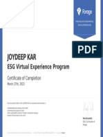 Tcs Esg Virtual Program Certificate