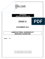 Agricultural Sciences p1 Nov 2018 Memo