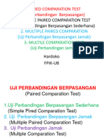 Paired Comparation Test (Uji Perbandingan Berpasangan)