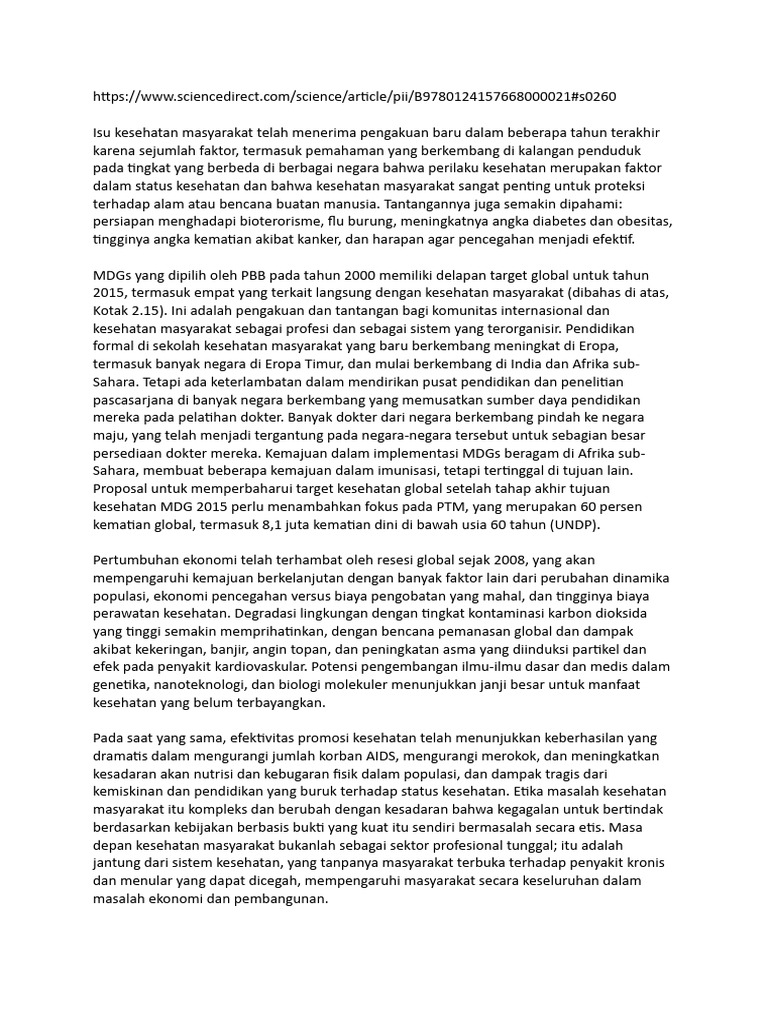 Future Public Health Pdf