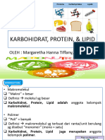 Karbohidrat, Protein Dan Lipid