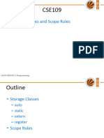 Lecture 13 Storage Classes and Scope Rules