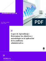 TEMA 04 - AUDITORIA - Auditoría Administrativa. Objetivos, Metodologia, Base Legal