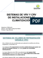 Sistemas VRV y CVR de climatización