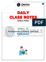 Polity 29 - Daily Class Notes - UPSC Prahar 2024 (Hinglish)