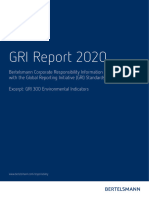 Bertelsmann Gri Environmental Indicators 2020