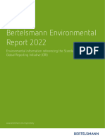 Bertelsmann Environmental Report 2022