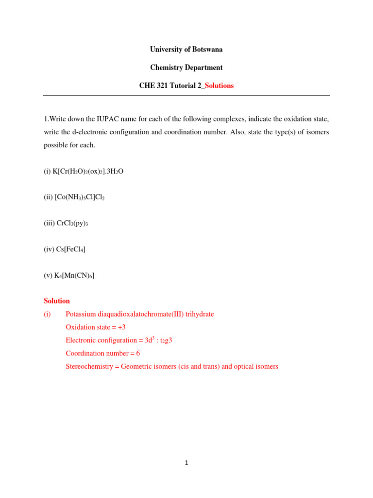 che-321-tutorial-2-solutions-pdf-coordination-complex-chemical