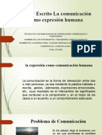 Oral y Escrito La Comunicación Como Expresión Humana Yuri Garcia 2721629