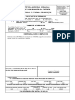 Prefeitura Municipal de Marília Secretaria Municipal Da Fazenda Nota Fiscal Eletrônica de Serviços Prestador de Serviços