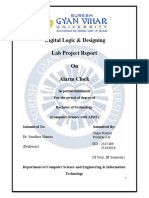 DLD Project Report Sagar and Pushkar