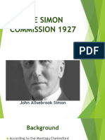 The Simon Commission 1927