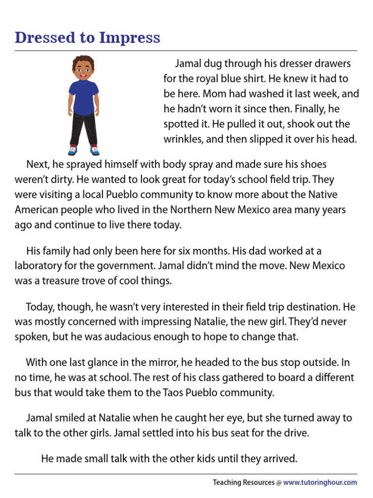 Dressed to Impress: A School Field Trip | PDF
