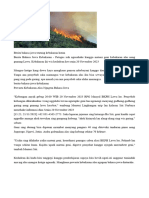 Berita Bahasa Jawa Tentang Kebakaran Hutan
