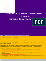 L 26 Holistic Development Towards Humane Society & Traditiion v5