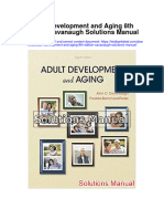Adult Development and Aging 8th Edition Cavanaugh Solutions Manual