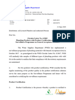 2019 - 4 - Plumbing Products With Product Certification Under The Surveillance Programme On General Acceptance Products