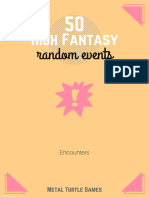 50 High Fantasy Random Events Final