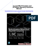 Advertising and Imc Principles and Practice 11th Edition Moriarty Solutions Manual