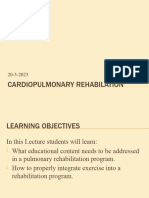 Cardiopulmonary Rehabilitation 6