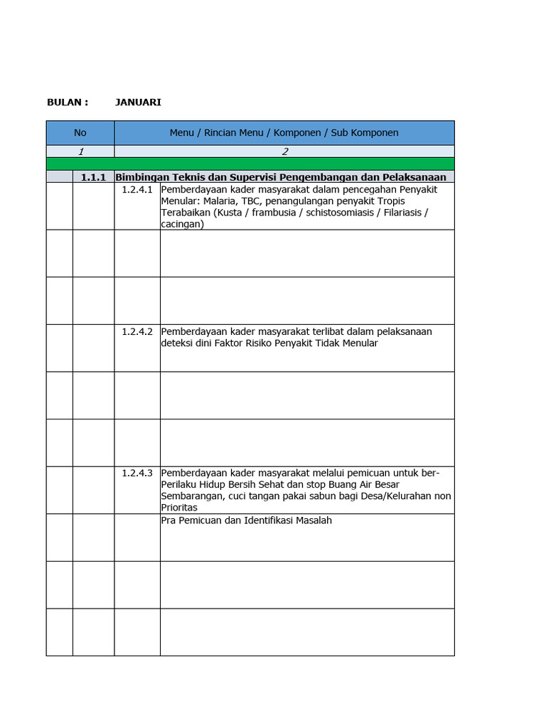 Poa Bulanan 2023 | PDF