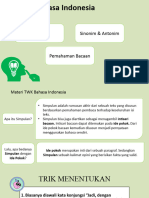 TWK - Bahasa Indonesia: Ejaan Sinonim & Antonim