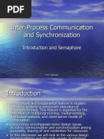 Inter-Process Communication and Synchronization