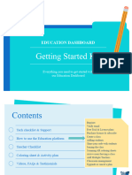Getting Started Kit - Education Dashboard