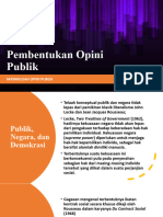 Pembentukan Opini Publik