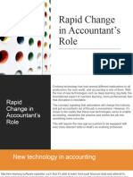 1.2 Rapid Change in Accountantâ ™s Role