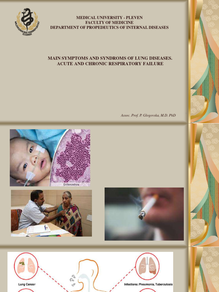 Acute and Chronic Respiratory Failure Lecture | PDF | Breathing ...
