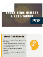 Short-Term Memory & Note-Taking