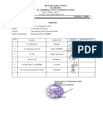 Absensi Sosialisasi Penggunaan Aplikasi SIMRS RSU Kasih Ibu