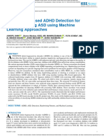 Handwriting-Based ADHD Detection For Children Having ASD Using Machine Learning Approaches
