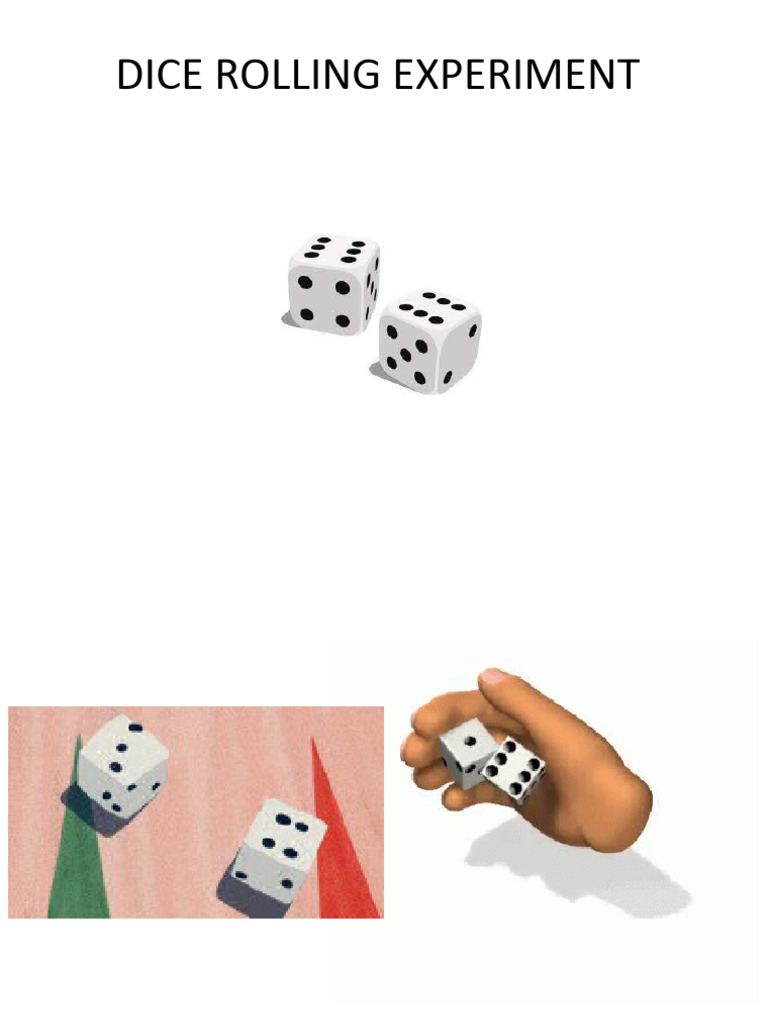 Dice Rolling Experiment PDF