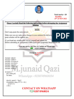 CS604-Assignment No.1 100% Accurate Solution by M.junaid Qazi