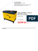 Stager Yde15000t3 Generator Diesel 14kva Trifazat