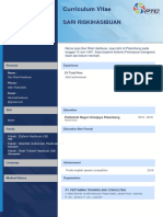 Curriculum Vitae: Sari Riskihasibuan