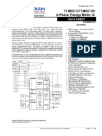 71M6513/71M6513H 3-Phase Energy Meter IC: Data Sheet