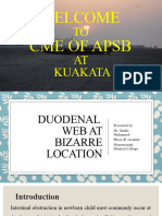 Duodenal Web at Bizarre Location