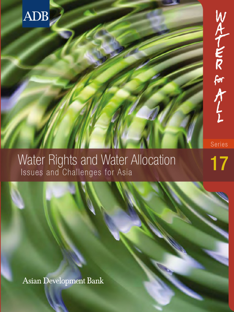 Water Rights ADB | PDF | Water Resources | Asian Development Bank