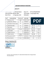 017 - Test Report of Quality TGL 25 Sept 2023 - BIOSOLAR B35