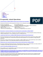 Tampilan FAQ TKDN Pada Web P3DN