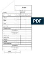 Price Sheet: Safety Shoes