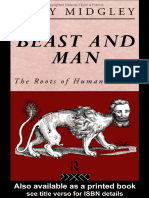 MIDGLEY-Beast and Man. Roots of Human Nature