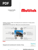 Multitek - Company Profile 2023 Updated