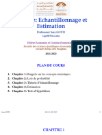 Cours Échantillonnage Et Estimation