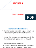 Chemical Speciation LECTURE 4