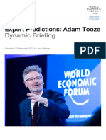 WEF - Dynamic Briefing - Expert Predictions - Adam Tooze